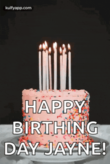 Birthday Cake Happybirthday GIF