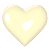 Heart Yellow Sticker