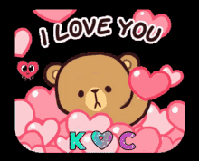 I Love You Bear GIF - I Love You Bear Hearts GIFs