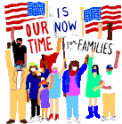 Our Time Is Now For Families Sticker - Our Time Is Now For Families Immigrant Family Stickers