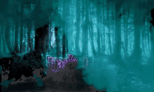 Dark Time Forest GIF