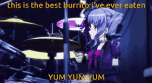 This Is The Best Burrito Yum Yum Yum GIF - This Is The Best Burrito Yum Yum Yum Ako GIFs