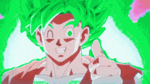 Green Goku Super Saiyain Green GIF
