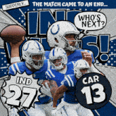 Carolina Panthers (13) Vs. Indianapolis Colts (27) Post Game GIF - Nfl National Football League Football League GIFs