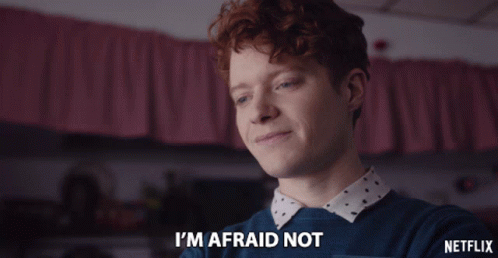 Im Afraid Not Brendan Scannell GIF - Im Afraid Not Brendan Scannell Pete -  Discover & Share GIFs