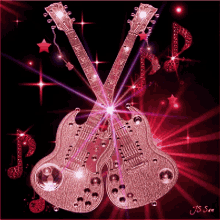 Guitar Sparkle Glitter GIF - Guitar Sparkle Glitter GIFs