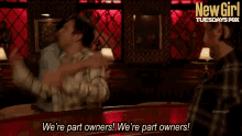 We'Re Part Owners! GIF - New Girl Jake Johnson Nick Miller GIFs