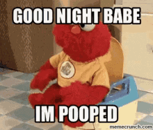 Elmo Poop GIF - Elmo Poop Good Night GIFs