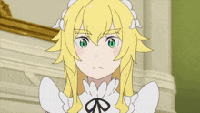 a girl with blonde hair and green eyes is wearing a white dress