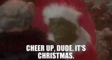 The Grinch Cheer Up Dude Its Christmas GIF - The Grinch Cheer Up Dude Its Christmas Christmas GIFs
