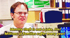 Dwight Theoffice GIF - Dwight The office Identity Theft