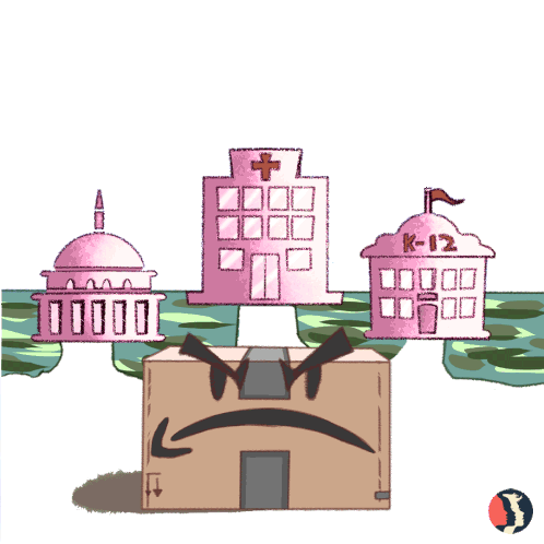 Its Prime Time For The Billionaire Boys To Pay Their Fair Share Amazon Sticker - Its Prime Time For The Billionaire Boys To Pay Their Fair Share Amazon Cash Stickers