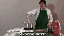 Gnocchi Fritti Pasta Cibo Buon Appetito Cibo Italiano Saltare GIF