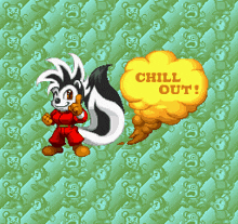Punky Skunk Chill Out GIF - Punky Skunk Chill Out Playstation GIFs