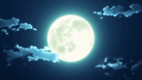 Moon Anime GIF - Moon Anime Animation - Discover & Share GIFs