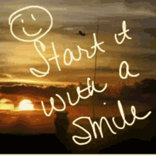 Start It With A Smile Smiley GIF
