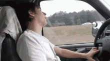 Sleeping In Car GIF - Sleeping In Car Sleeping At The Wheel Scared GIFs