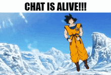 Chat Goku GIF - Chat Goku Alive GIFs