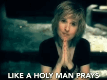 Like A Holy Man Prays Praying GIF - Like A Holy Man Prays Holy Man Praying GIFs