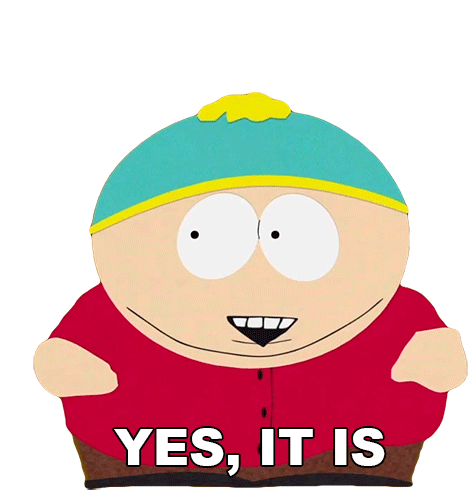 Yes It Is Eric Cartman Sticker - Yes It Is Eric Cartman South Park Stickers