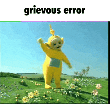 Laa Laa Grievous Error GIF - Laa Laa Grievous Error Teletubbies GIFs