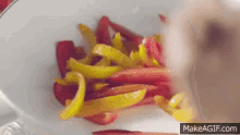 파프리카 볶음 볶기 요리 GIF - Paprika Stir Fry Cooking GIFs