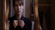 Tobey Maguire Symbiote GIF - Tobey Maguire Symbiote Spider Man GIFs