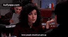 Some People Should Just Give Up..Gif GIF - Some People Should Just Give Up. Hair Person GIFs