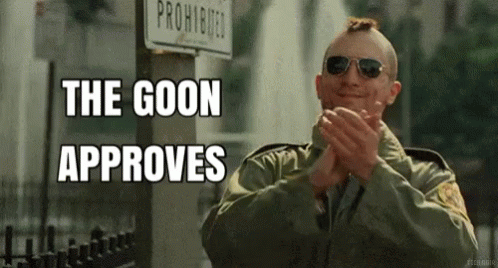 The Goon The Goon Approves GIF - The Goon The Goon Approves Yes GIFs