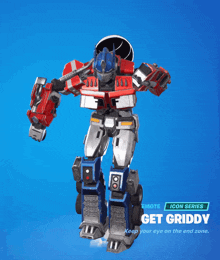 Optimus Prime Griddy GIF - Optimus Prime Griddy Fortnite Dance GIFs