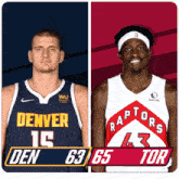 Denver Nuggets (63) Vs. Toronto Raptors (65) Half-time Break GIF - Nba Basketball Nba 2021 GIFs