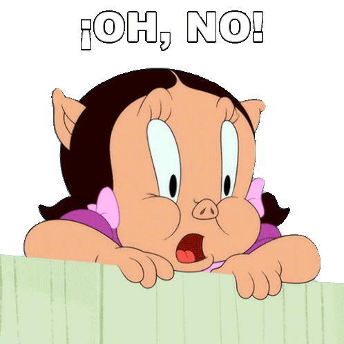 Oh No Petunia Sticker - Oh No Petunia Looney Tunes Stickers