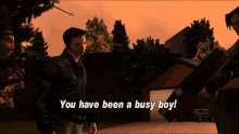 Gtagif Gta One Liners GIF - Gtagif Gta One Liners You Have Been A Busy Boy GIFs