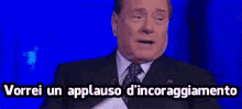 Applauso D'Incoraggiamento Berlusconi Incitamento Esortazione Incoraggiare GIF - Encourage Support Cheer Up GIFs