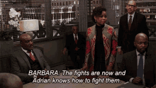 The Fights Are Now And Adrian Knows How To Fight Them Barbara Kolstad GIF - The Fights Are Now And Adrian Knows How To Fight Them Barbara Kolstad Adrian Boseman GIFs