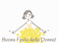 Festa Della Donna Buona Festa Della Donna Mimosa Mimose GIF