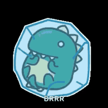 Chilly Dino GIF - Chilly Dino Brr GIFs