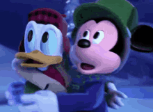Mickey Mouse Donald Duck GIF - Mickey Mouse Donald Duck Hug GIFs