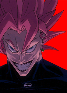 a drawing of a person with purple hair and the name kuro xchio on the bottom right