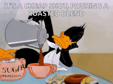 Coffee Daffy Duck GIF
