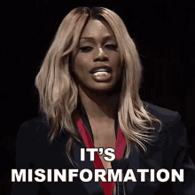 Its Misinformation Laverne Cox GIF - Its Misinformation Laverne Cox Its Misstatement GIFs