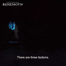 a poster for skydance 's benemoth shows a group of people