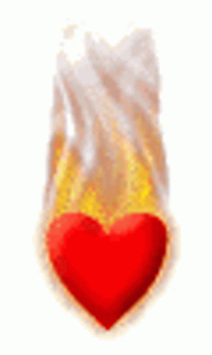 flaming heart clip art