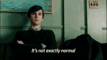 Not Normal GIF - Not Normal Not Exactly Normal Unusual GIFs