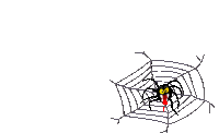 Spider Web Halloween Scary Sticker - Spider Web Halloween Scary Stickers