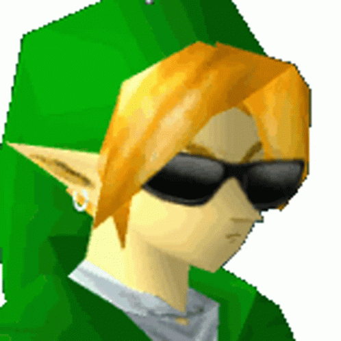 Cool Link Shades Sticker - Cool Link Shades - Discover & Share GIFs
