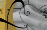 a cartoon drawing of a heart with a swirl on it and a camera .