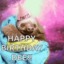 Sloth Party GIF - Sloth Party Space GIFs