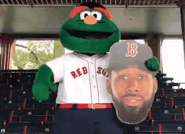 Boston Red Sox Wally The Green Monster GIF - Boston Red Sox Wally The Green  Monster Sweep - Discover & Share GIFs