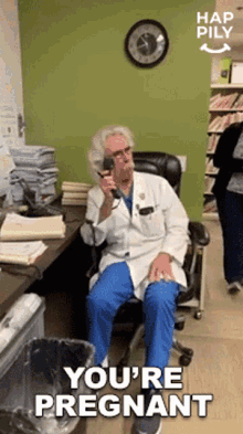 You Are Pregnant Happily GIF - You Are Pregnant Happily Doctor GIFs